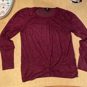 EUC Burgundy Sweater Size Large